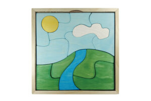 wooden valley puzzle for kids